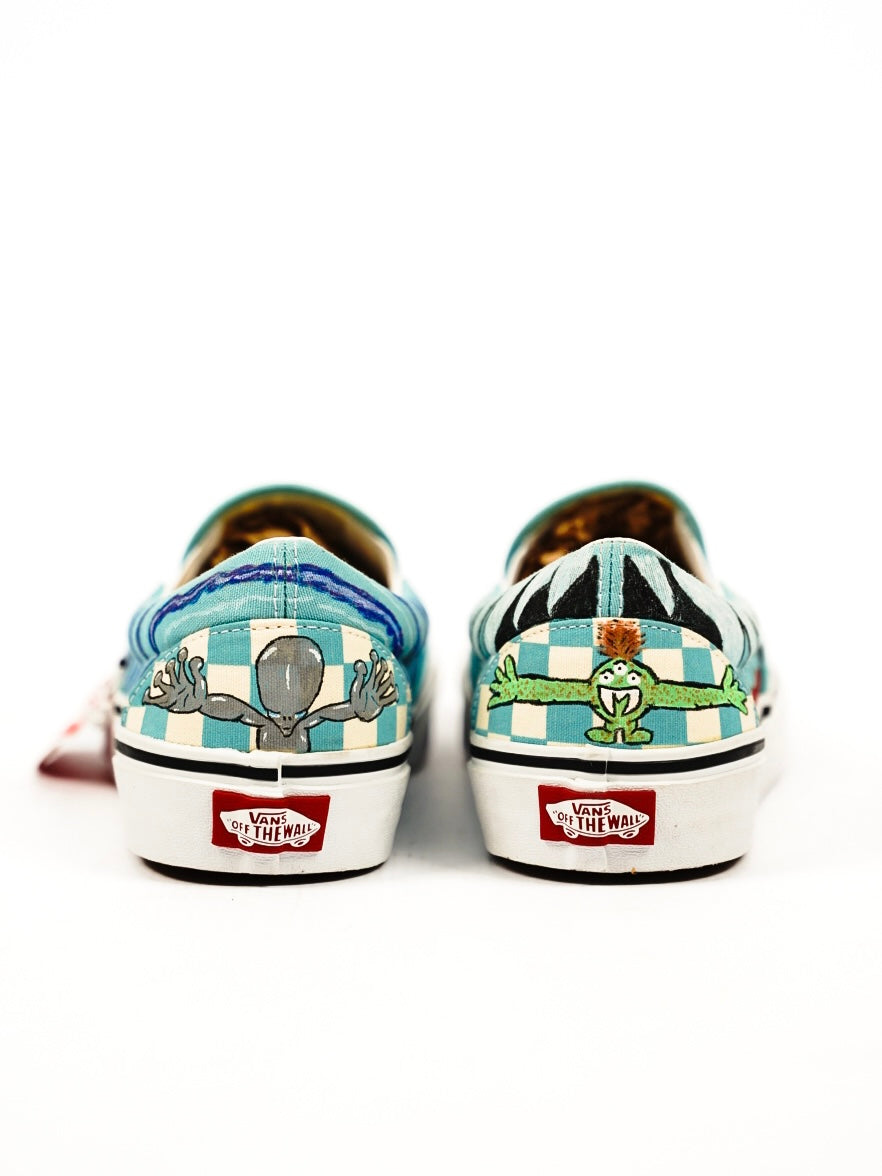 Monsters vs Aliens 1 of 1 Freehand Vans Slip-On