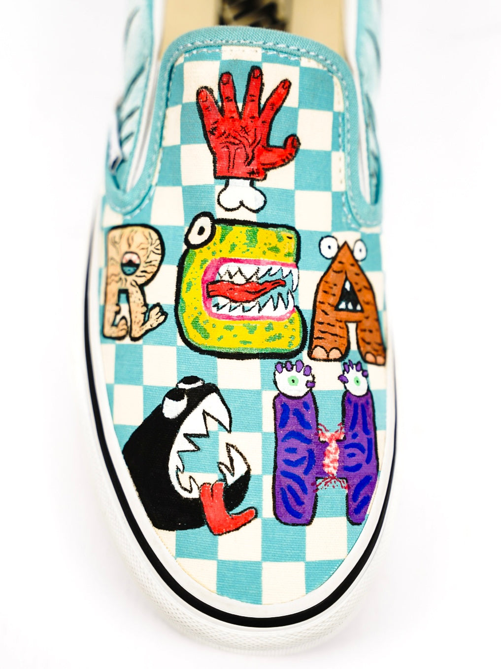 Monsters vs Aliens 1 of 1 Freehand Vans Slip-On
