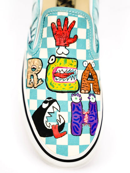 Monsters vs Aliens 1 of 1 Freehand Vans Slip-On