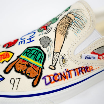 F.U.N. 1 of 1 Freehand Vans Slip-On