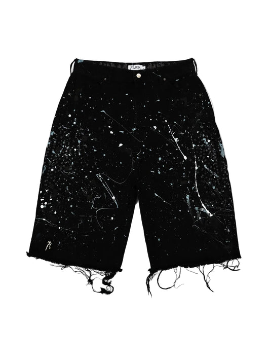Reach Spill Denim Shorts