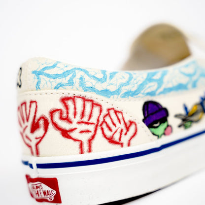 F.U.N. 1 of 1 Freehand Vans Slip-On