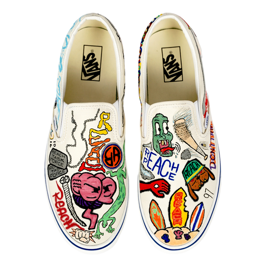 F.U.N. 1 of 1 Freehand Vans Slip-On